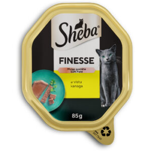 Barība kaķiem Sheba ar vistu Muss 85g