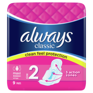 Hig.paketes Always Classic Maxi 9gb