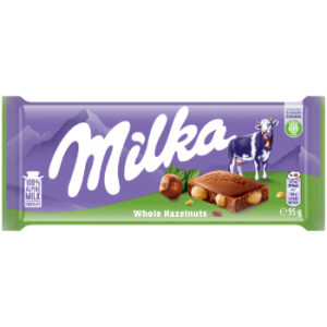 Šokolāde Milka ar veseliem riekstiem 95g