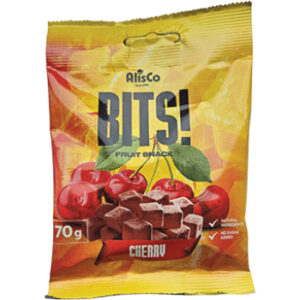 Konfektes želejas ķiršu našķis Bits! 70g
