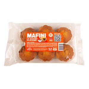 Mafini ar magoņu pildījumu flowpack 280g