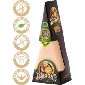 Siers Džiugas Piquant 40% 18men. 180g