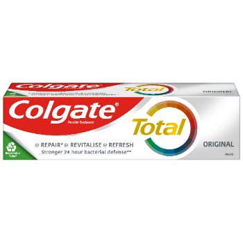 1A7A8B757E0ADA51EA16C4AA2135DF9D4077C2CE5B2EC405D95AEF07F31BE005 Zobu pasta Colgate Total Original 75ml
