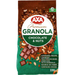Granola ar šokolādi un riekstiem AXA 330g