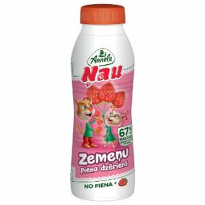 Piena dzēriens zemeņu Annele 2.3% 450ml