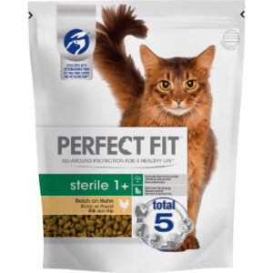 Barība kaķiem Perfect Fit Sterile ar vistas gaļu 1.4kg