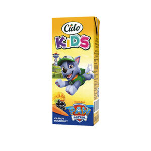 Sulas dzēriens Cido Paw Patrol multiaugļu-burkānu 0.2l