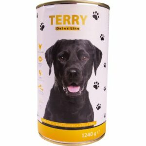Konservi sunim Terry De Lux mājputnu 1.24kg