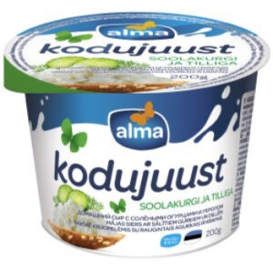 Siers mājas Alma ar sālītiem gurķiem un dillēm 200g