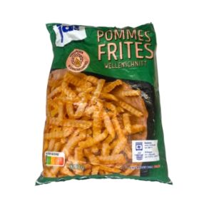Kartupeļi frī Pommes Frites rievoti saldēti 9mm 1kg