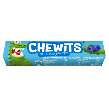 9FD86B1E05A0C6B8D5C085203B68C82D6B1D50C08CCBB6A38CD4951CC6E46B00 Konfektes košļāj.Chewits blue rasberry 30g
