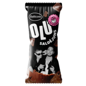 Saldējums Balticovo olu šokolādes vafeļu glāzītē 120ml/70g