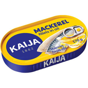 Skumbrijas fileja eļļā Kaija 170g