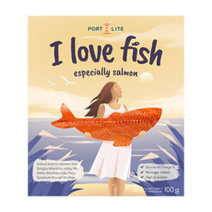 Laša fileja mazsālīta škēlēsPort Lite 100g