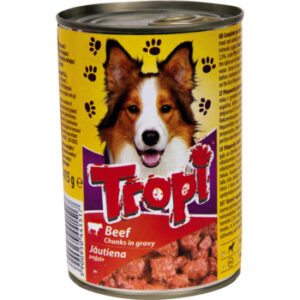 Konservi sunim Tropi ar liellopu gaļas mērci 415g