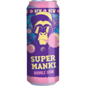 Dzēriens Super Manki Bubblegum 0.33l