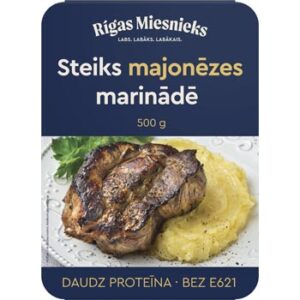 Steiks cūkgaļas majonēzēs marinādē 500g