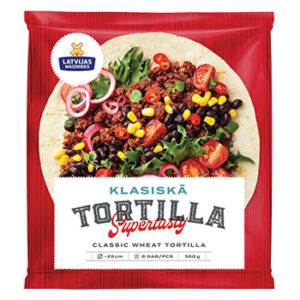 Tortilja klasiskā kviešu 360g