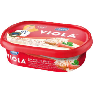 Kausētais siers ar krabju garšas nūjiņām Viola 185g