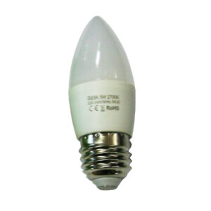 LED spuldze 5W E27 500lm 2700k