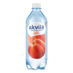 Ūdens Akvile ar persiku aromātu viegli gāz. 1.5l