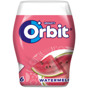 Košļājamā gumija Orbit Bottle Watermelon 46gab