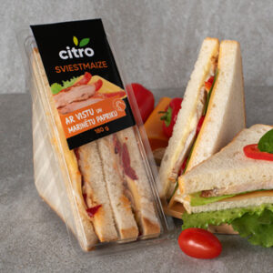 Sviestmaize ar vistas girosu un marinētu papriku 180g