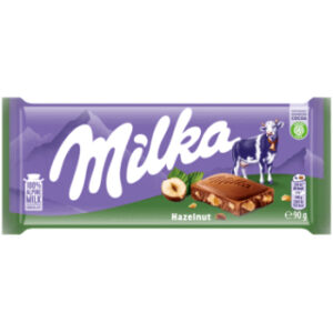 Šokolāde Milka ar drup.lazdu riekstiem 90g