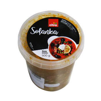031433A93941C896223352EB8A990550229CE7340243CED94711B6A1484C70B6 Zupa Soļanka Citro 500g