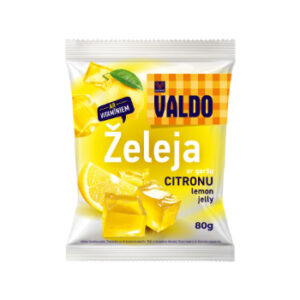 Želeja ar citronu garšu un vitamīniem Valdo 80g
