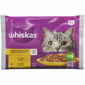 Barība kaķēniem Whiskas Pure mājputnu gaļas izlase 4x85g