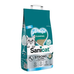 Smiltis kaķiem cementējošās SANICAT Strong Clumps 5kg