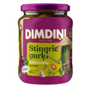 Gurķi marinēti Dimdiņi saldskābie 680g/340g