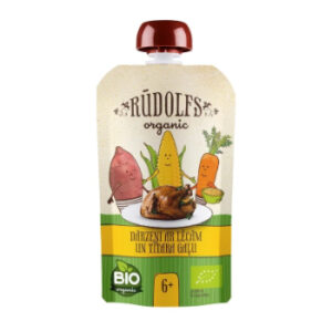 Biezenis Rūdolfs Dārzeņi ar lēcām un tītaru 110g