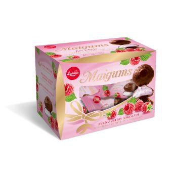 6B0CA43A4D83C774BD59C8A0ED0CB19B7C5E0DCA9BD10A55BAC11814D0D3EBF7 Zefīrs Maigums aveņu šokolādē mini 185g