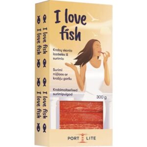 Surumi nūjiņas PORT LITE ar krabju garšu 300g