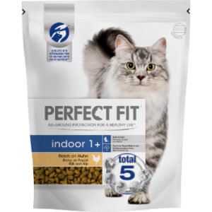 Barība kaķiem Perfect Fit Indoor multi ar vistas gaļu 1.4kg