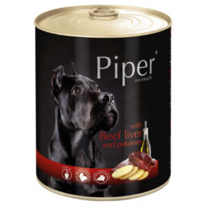 Barība suņiem Piper Liellopa aknas