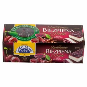 Biezpiena torte ar ķiršiem 500g