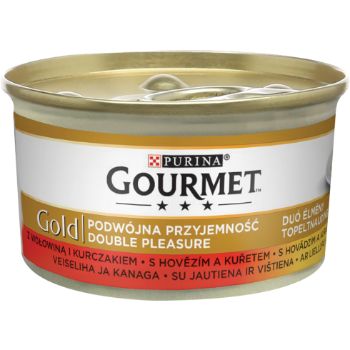 B862477C642C40695099E64B4896F4607B3AA30BBE2B6598731D7D0FC6198E53 Barība kaķiem Gourmet Gold liellopu