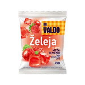 Želeja ar meža zemeņu garšu Valdo 80g