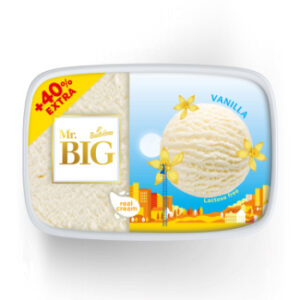 Saldējums Mr Big vaniļas bez laktozes 1.4L/680g