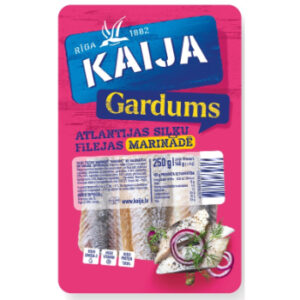 Siļķu filejas marinādē Gardums 250g/143g