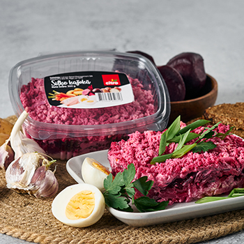 182E3984F9B8DEE3F85F36E598610FDA35D390EC8265792D09833CD7666A6DEA Salāti siļķe kažokā Citro 300g