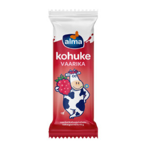 Biezpiena sieriņš ar aveņu pildījumu Alma 40g