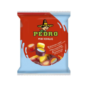 731E3C4D90A70EA9E30AC4B2B6E5D173C5BF53F652820FCE55A37A7C66C2C34A Konfektes želejas Pedro Mini Doubles 80g