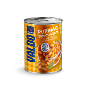 Pupiņas tomātu mērcē Valdo konservētas 400g