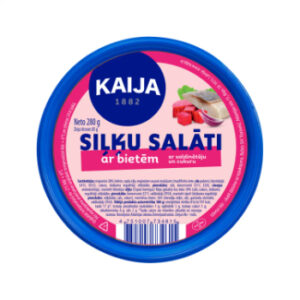Siļķu filejas majonēzē ar bietēm Kaija 280g
