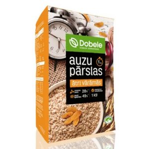 Pārslas auzu ātri vārāmās Dobele 1kg