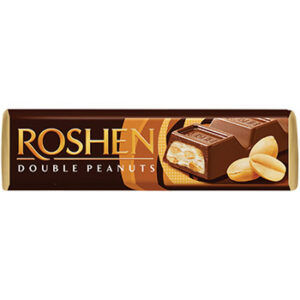 Šokolādes batoniņš piena ar zemesriekstu pild. Roshen 39g